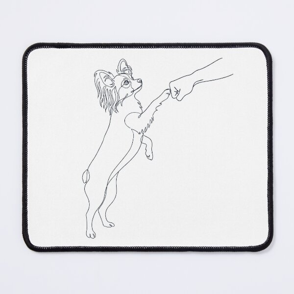 Item preview, Vintage Papillon Paw Friend Dog Mom Dad Lover designed and sold by DoodleTortle.