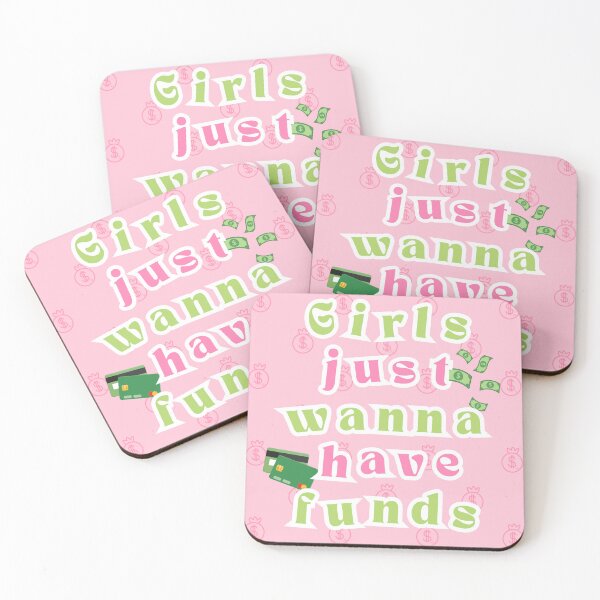 Item preview, Girl Boss Money Quote - Girls Just Wanna Have Funds designed and sold by annylands.