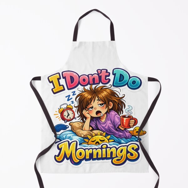 Item preview, I Don't Do Mornings designed and sold by Amberkhaan.