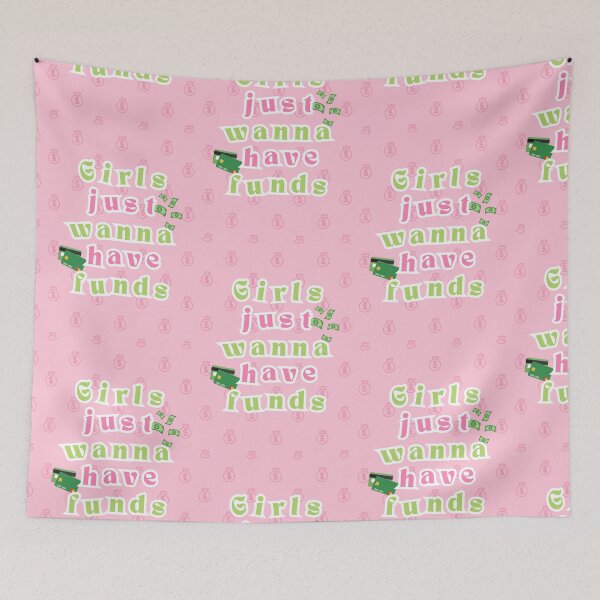 Item preview, Girl Boss Money Quote - Girls Just Wanna Have Funds designed and sold by annylands.