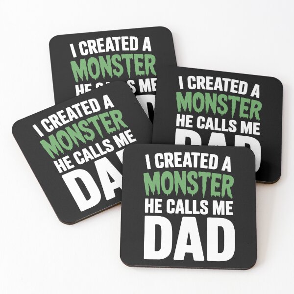 Item preview, I Created A Monster He Calls Me Dad Funny Boy Father's Day Gift Father of Son designed and sold by Say It With Ink.