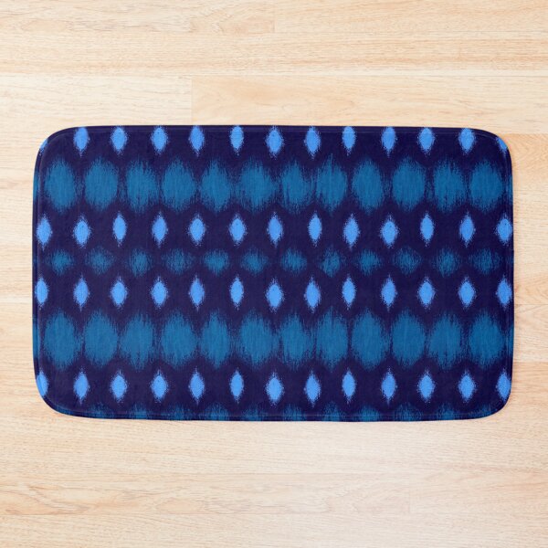Item preview, Ikat Diamonds - Midnight Blue designed and sold by birchandbirdbk.