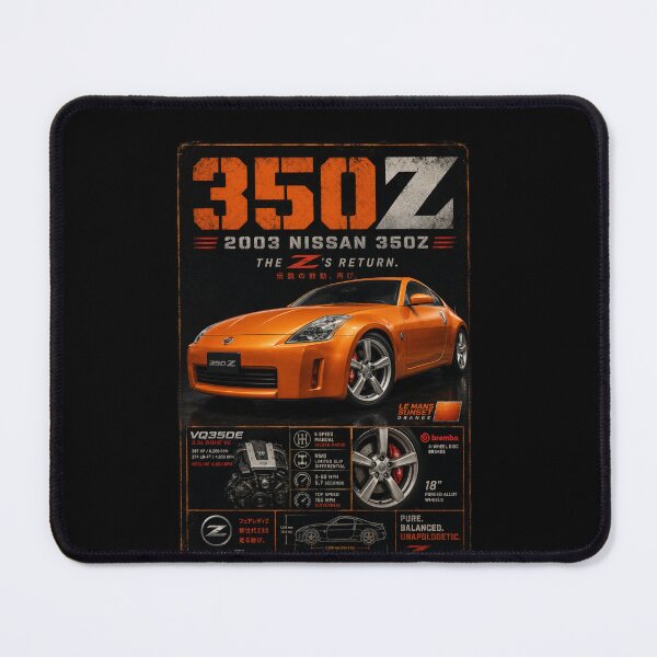 Item preview, 2003 Nissan 350Z Z33 VQ35 JDM Sports Car Revival Vintage Art designed and sold by TheArtOfCar.
