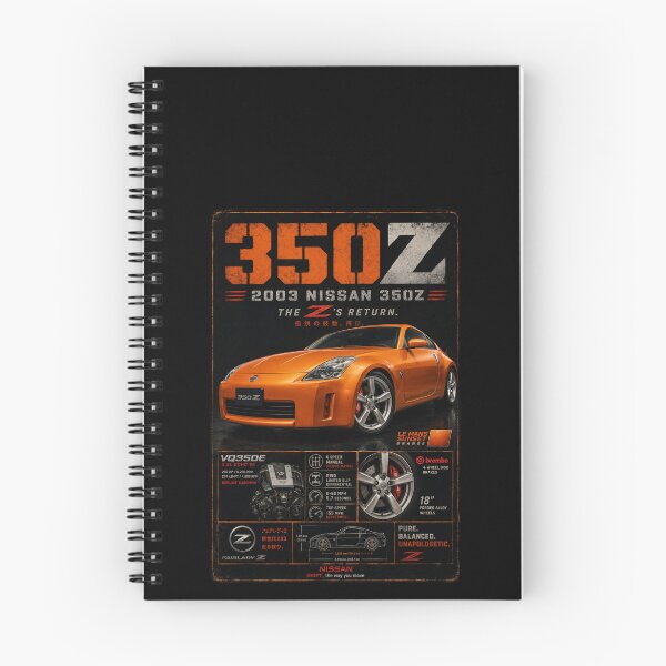 Item preview, 2003 Nissan 350Z Z33 VQ35 JDM Sports Car Revival Vintage Art designed and sold by TheArtOfCar.