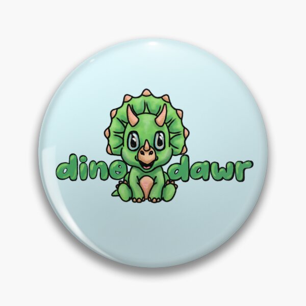 Item preview, Dinodawr! Rawr! Cute green dinosaur designed and sold by DoodlingMissy.
