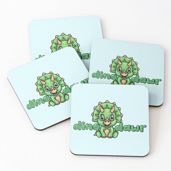 Item preview, Dinodawr! Rawr! Cute green dinosaur designed and sold by DoodlingMissy.