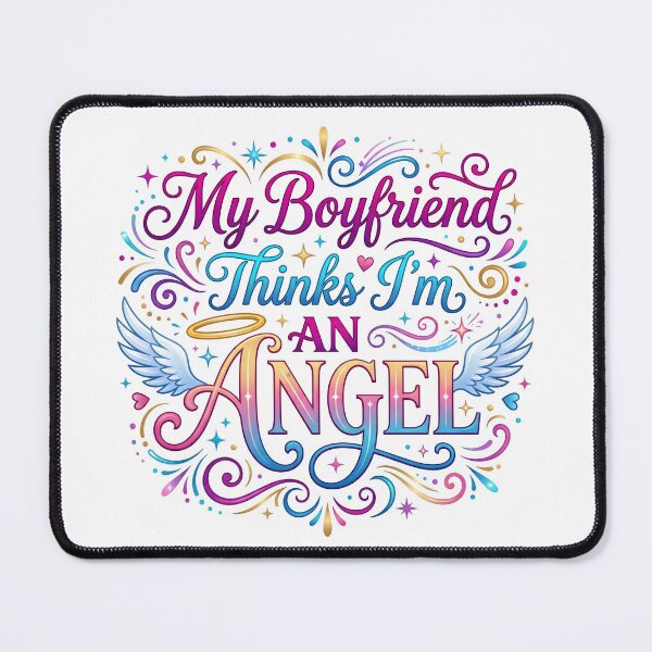 Item preview, angel girlfriend, angel gf, angel love, cute angel, guardian angel designed and sold by TrueArtVibes.