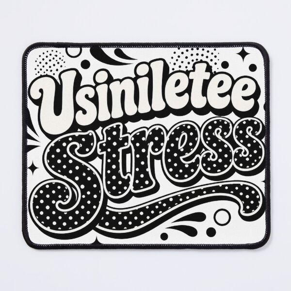 Item preview, Usiniletee Stress Retro Polka Dot Typography Design designed and sold by NaphDesigns.