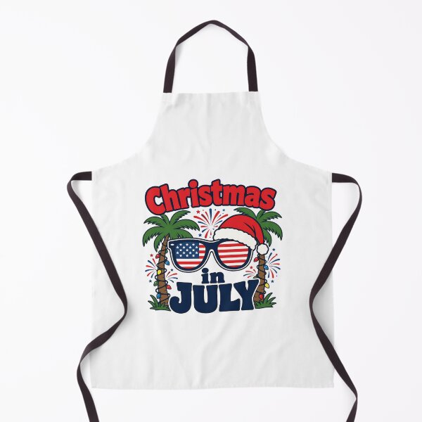 Item preview, Christmas in July USA Flag Santa Hat Lights Men Women Kids designed and sold by clothesy7.