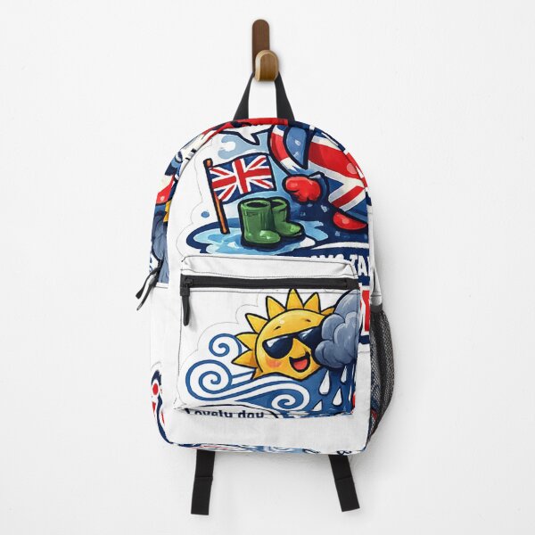 Item preview, Always Talking About the Weather Funny British Design – UK Tea & Rain Humour designed and sold by GarnerSupplyCo.