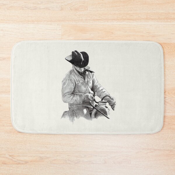 Item preview, Cowboy Horse Trainer, Pencil Drawing, Western Art designed and sold by JoyfulWhimsy.