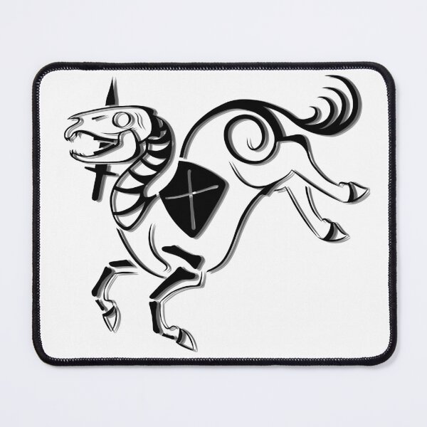 Item preview, Blurry Undead Unicorn - Wicked Wilderness designed and sold by Wicked-Oddities.