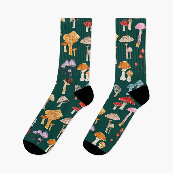 Item preview, MUSHROOMS PATTERN (green) designed and sold by BEATRIZ ABAITUA.