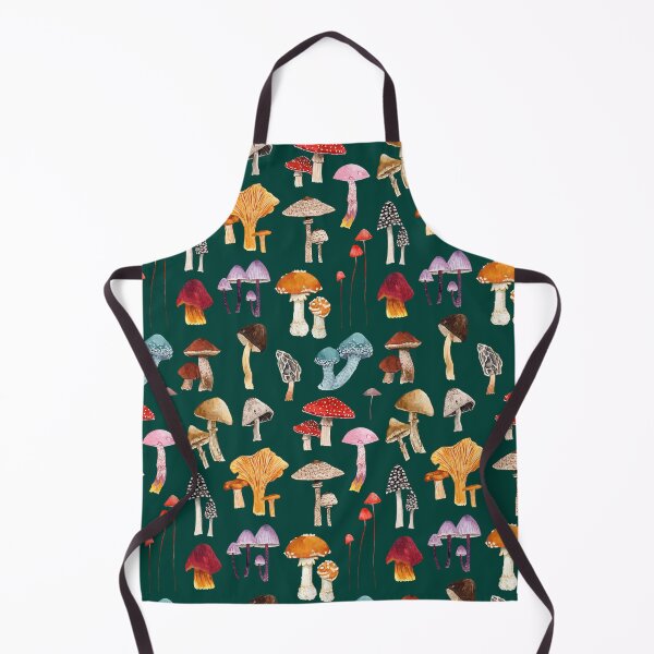 Item preview, MUSHROOMS PATTERN (green) designed and sold by BEATRIZ ABAITUA.