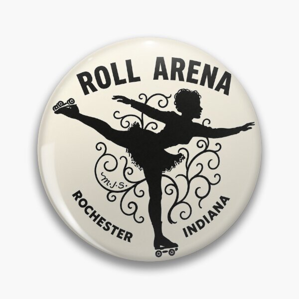 Item preview, Roll Arena Rochester Indiana Roller Skating Rink Sticker Decal Label Design 2 designed and sold by tislord.