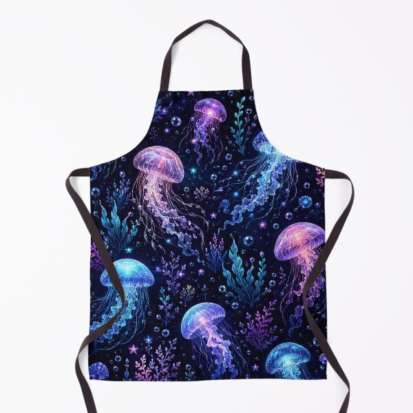 Item preview, Glowing Jellyfish Ocean Fantasy Pattern Artwork designed and sold by ArtComixHaven.