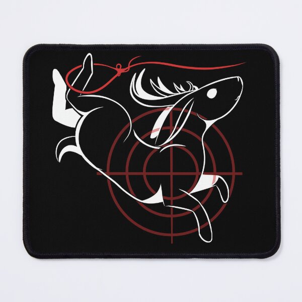Item preview, White Print Snared Jackalope designed and sold by Wicked-Oddities.