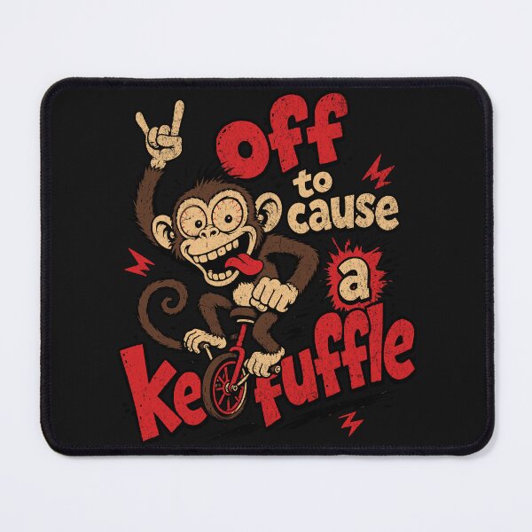 Item preview, Crazy Monkey Unicycle Kerfuffle Humor designed and sold by AwesomeBeyondLimits.