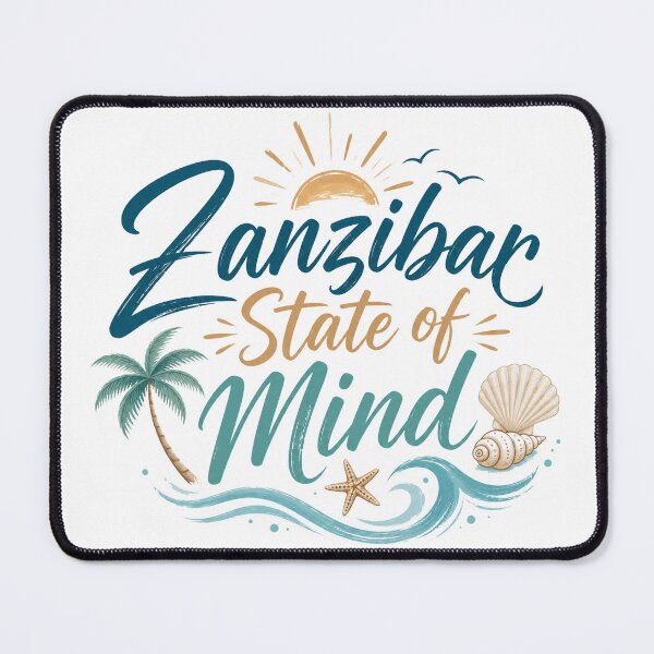 Item preview, Zanzibar State of Mind Tropical Beach Design designed and sold by NaphDesigns.