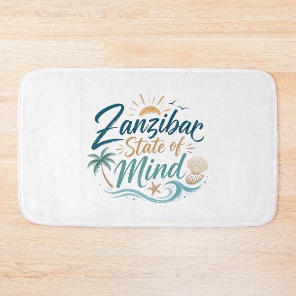 Item preview, Zanzibar State of Mind Tropical Beach Design designed and sold by NaphDesigns.