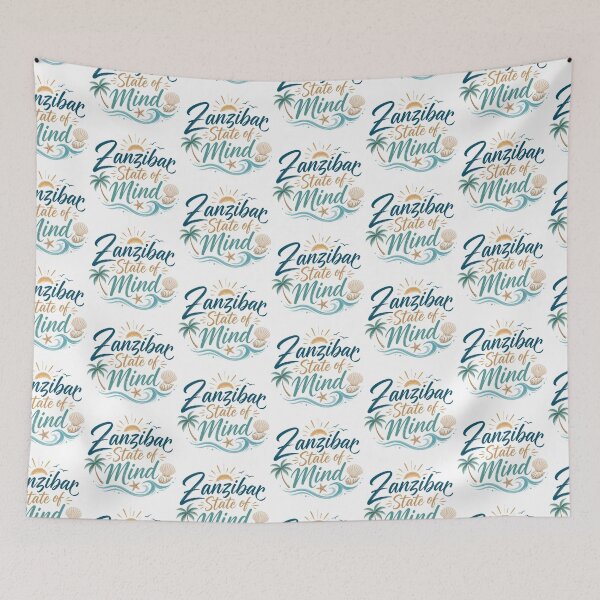 Item preview, Zanzibar State of Mind Tropical Beach Design designed and sold by NaphDesigns.