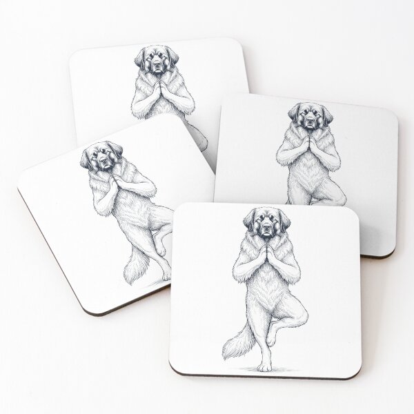 Item preview, Vintage Leonberger Yoga Tree Pose Dog Mom Lover designed and sold by TerryConnells.