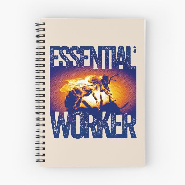 Item preview, Essential Worker — Bee Environmental Collage Art designed and sold by Decorador de Corazones.