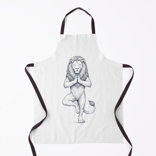 Item preview, Vintage Lion Yoga Tree Pose Animal Lover designed and sold by TerryConnells.