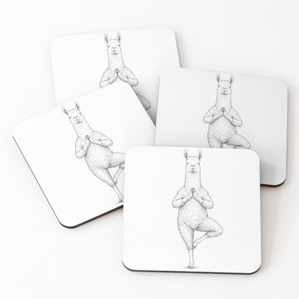 Item preview, Vintage Llama Yoga Tree Pose Animal Lover designed and sold by TerryConnells.