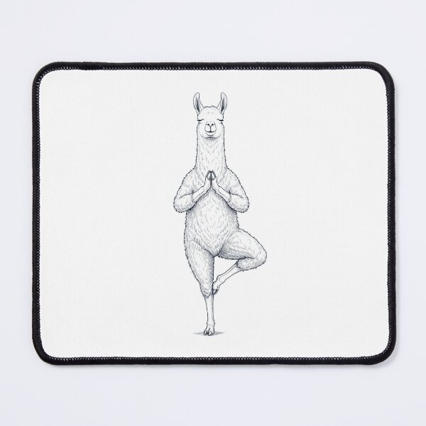 Item preview, Vintage Llama Yoga Tree Pose Animal Lover designed and sold by TerryConnells.