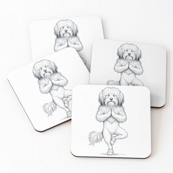 Item preview, Vintage Lowchen Yoga Tree Pose Dog Mom Lover designed and sold by TerryConnells.