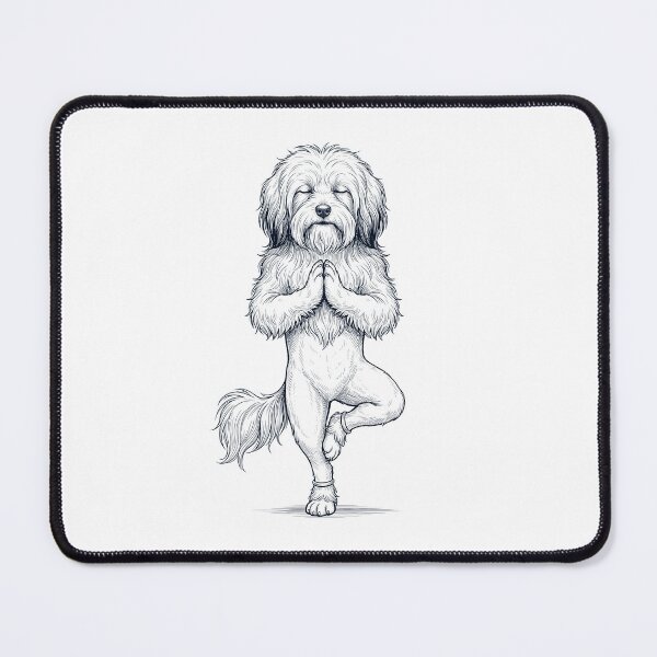 Item preview, Vintage Lowchen Yoga Tree Pose Dog Mom Lover designed and sold by TerryConnells.