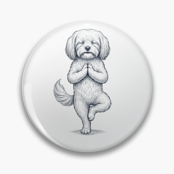 Item preview, Vintage Maltese Yoga Tree Pose Dog Mom Lover designed and sold by TerryConnells.