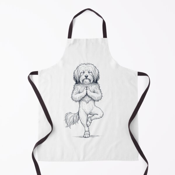 Item preview, Vintage Lowchen Yoga Tree Pose Dog Mom Lover designed and sold by TerryConnells.