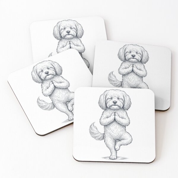 Item preview, Vintage Maltese Yoga Tree Pose Dog Mom Lover designed and sold by TerryConnells.
