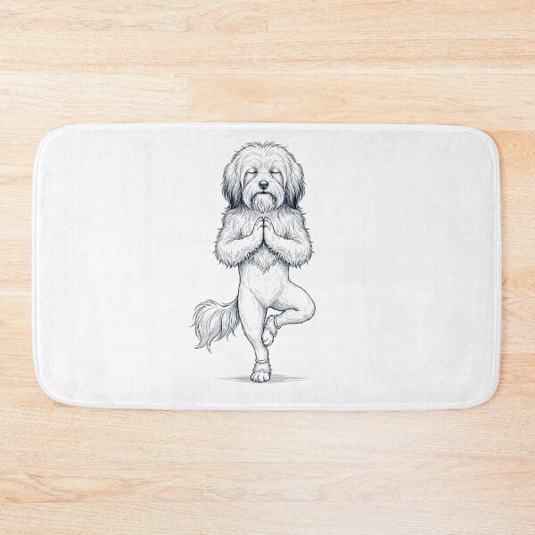 Item preview, Vintage Lowchen Yoga Tree Pose Dog Mom Lover designed and sold by TerryConnells.