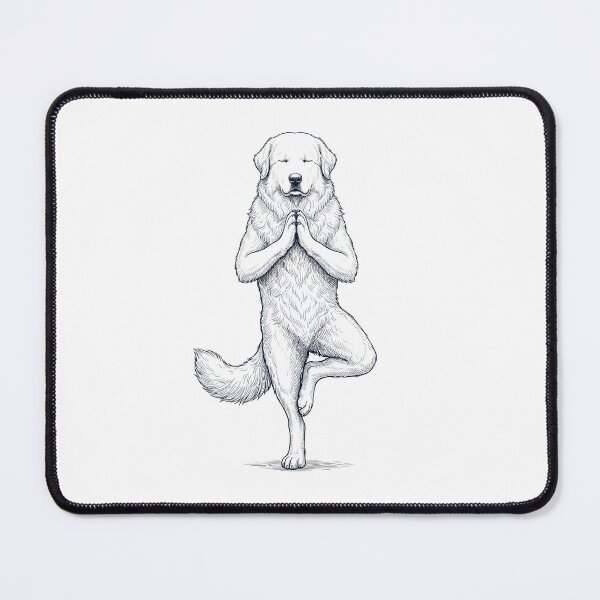Item preview, Vintage Maremma Sheepdog Yoga Tree Pose Dog Mom Lover designed and sold by TerryConnells.