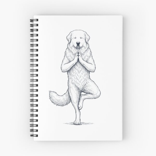 Item preview, Vintage Maremma Sheepdog Yoga Tree Pose Dog Mom Lover designed and sold by TerryConnells.