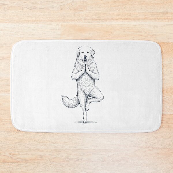 Item preview, Vintage Maremma Sheepdog Yoga Tree Pose Dog Mom Lover designed and sold by TerryConnells.
