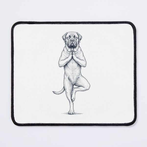 Item preview, Vintage Mastiff Yoga Tree Pose Dog Mom Lover designed and sold by TerryConnells.