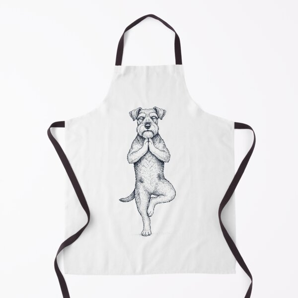 Item preview, Vintage Miniature Schnauzer Yoga Tree Pose Dog Mom Lover designed and sold by TerryConnells.
