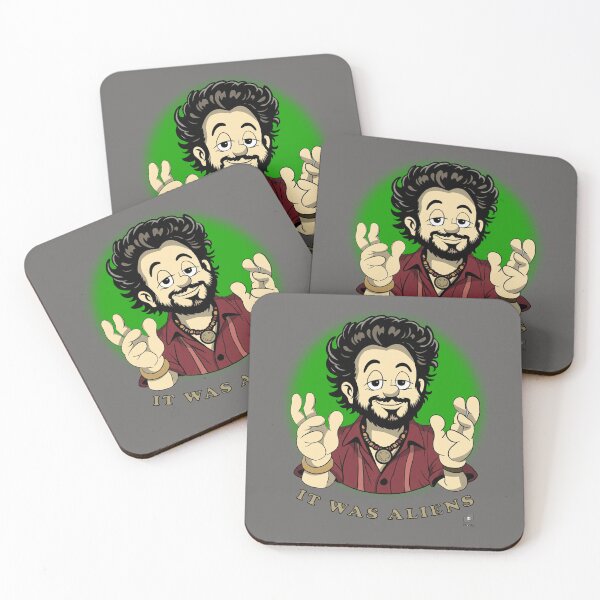 Item preview, I'm Not Saying It Was Aliens - Giorgio Tsoukalos Retro Cartoon Art designed and sold by Montoya91.