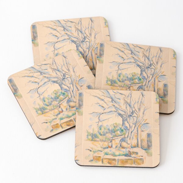 Item preview, Pistachio Tree at Chateau Noir by Paul Cézanne: Post Impressionist Landscape designed and sold by artofuniverse.