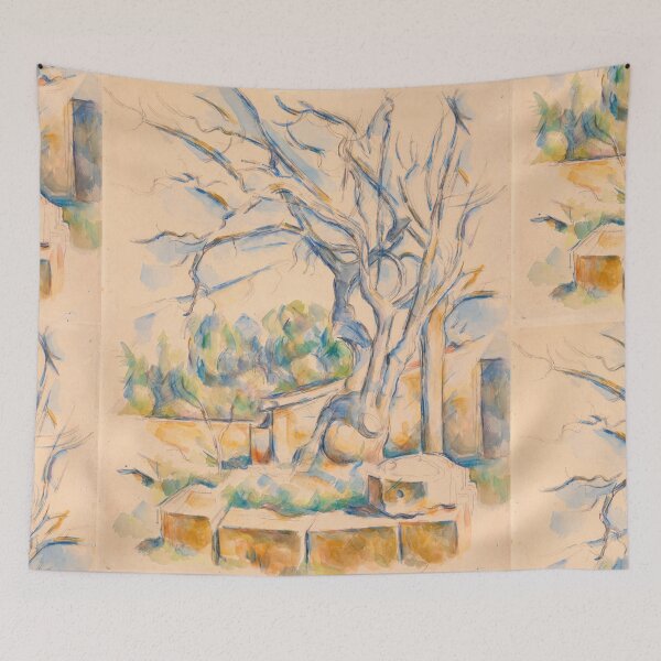 Item preview, Pistachio Tree at Chateau Noir by Paul Cézanne: Post Impressionist Landscape designed and sold by artofuniverse.