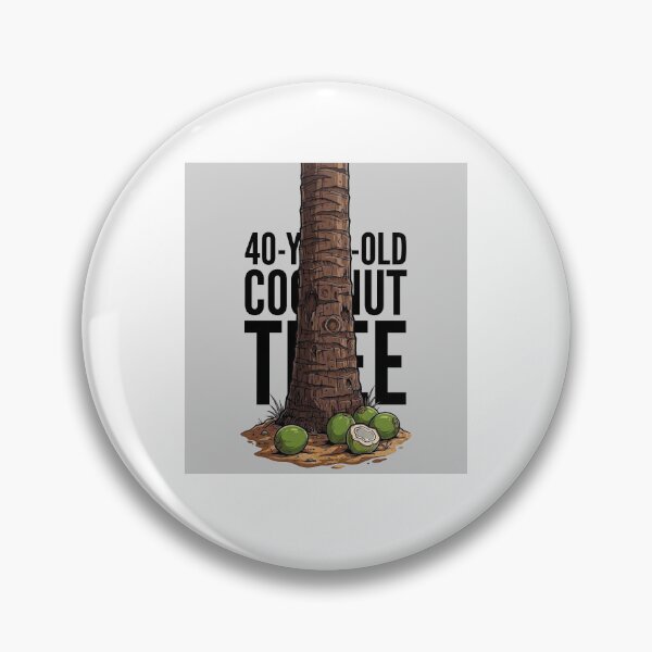 Item preview, Vintage 40-Year-Old Coconut Tree Illustration designed and sold by HornbillDesign.