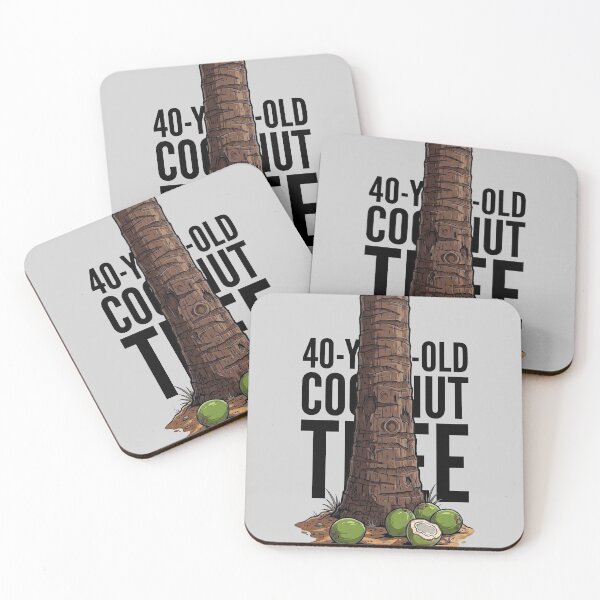 Item preview, Vintage 40-Year-Old Coconut Tree Illustration designed and sold by HornbillDesign.