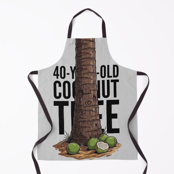 Item preview, Vintage 40-Year-Old Coconut Tree Illustration designed and sold by HornbillDesign.