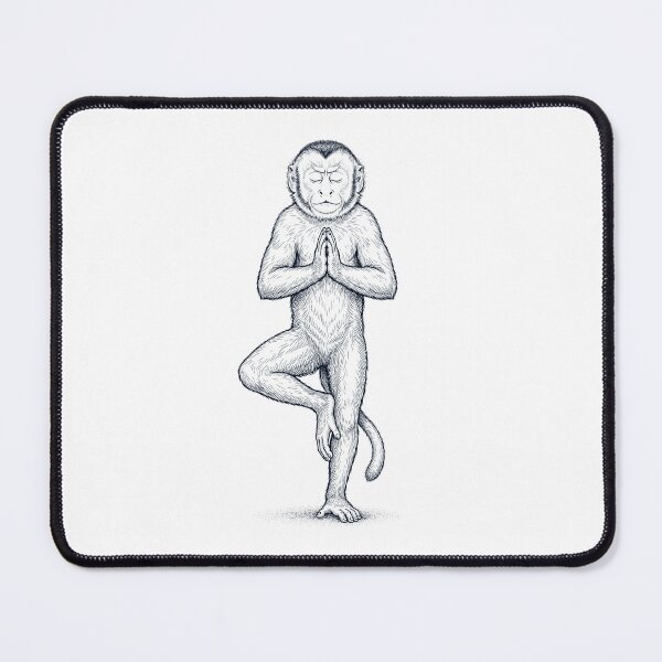 Item preview, Vintage Monkey Yoga Tree Pose Animal Lover designed and sold by TerryConnells.
