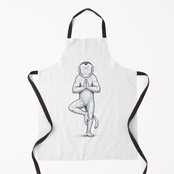 Item preview, Vintage Monkey Yoga Tree Pose Animal Lover designed and sold by TerryConnells.