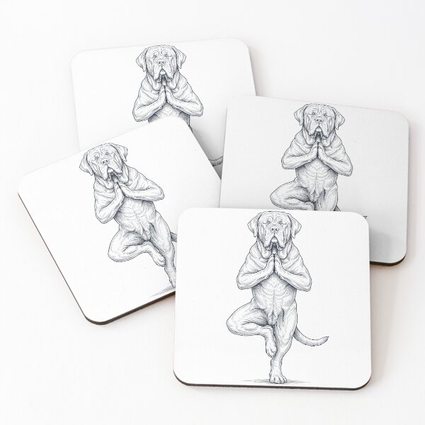 Item preview, Vintage Neapolitan Mastiff Yoga Tree Pose Dog Mom Lover designed and sold by TerryConnells.